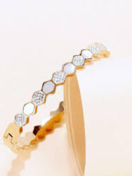 Bracelet Hexagonal Style "Bee My Love"