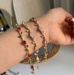 Bracelets de style tulipe.